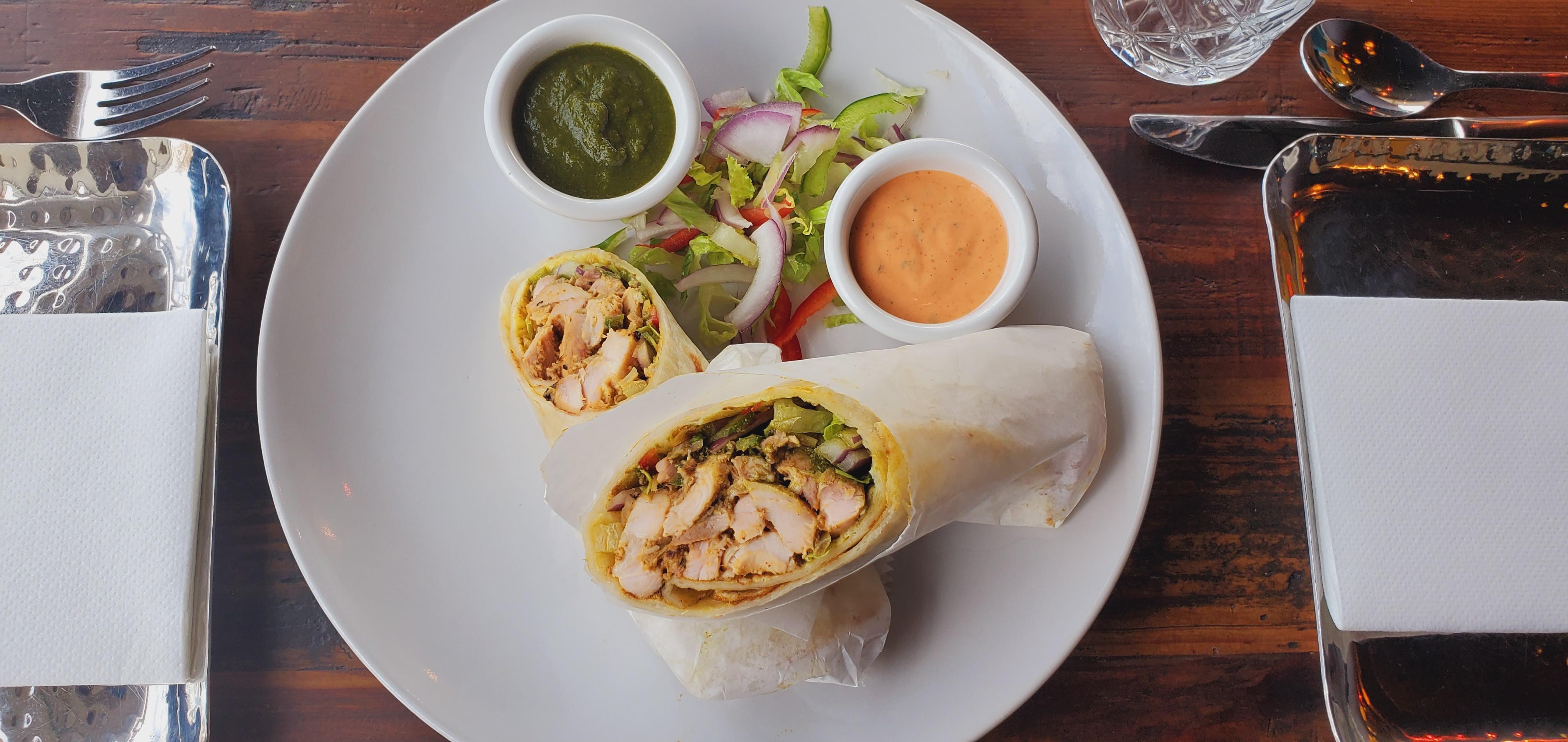 Chicken Kati Roll.