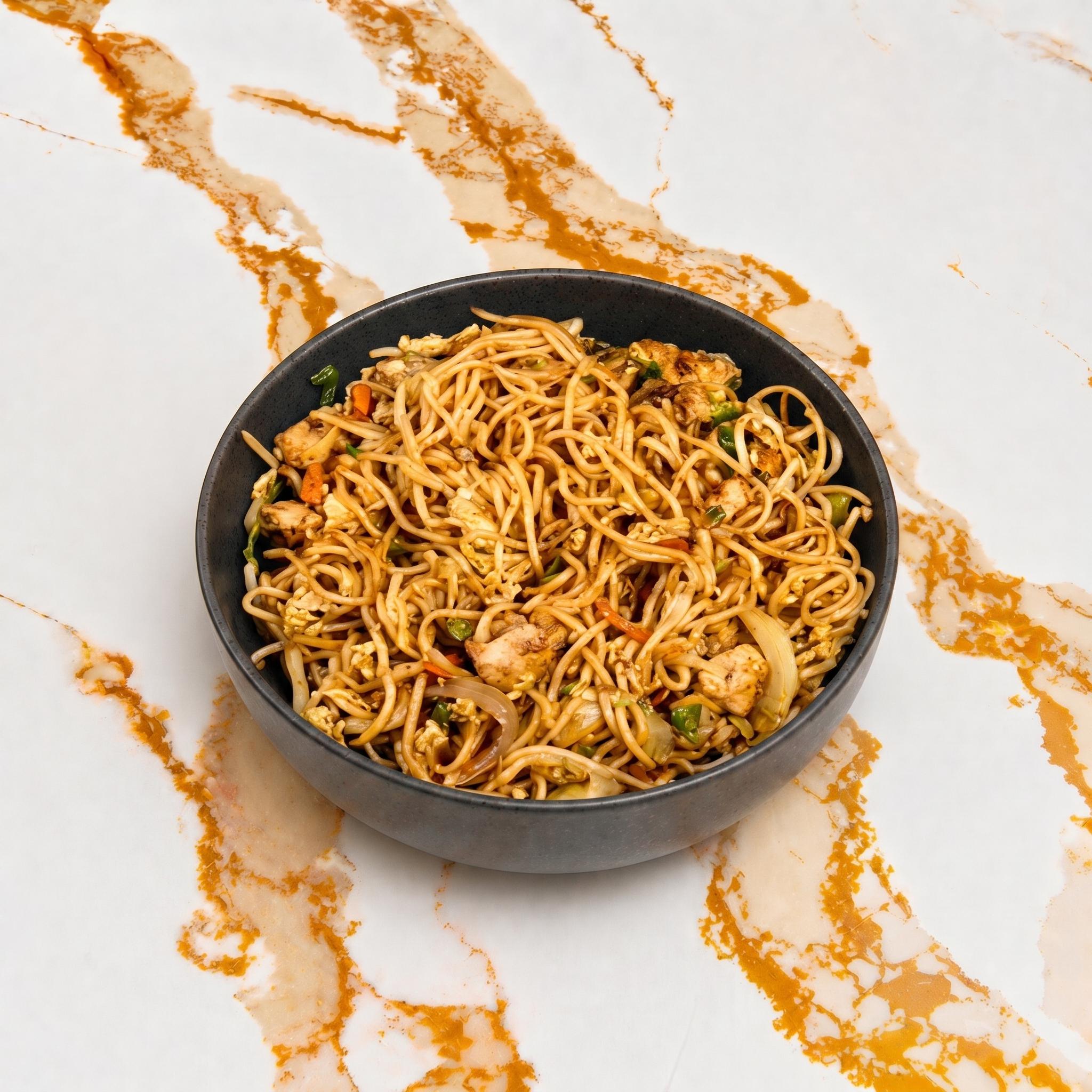 Chicken Hakka Noodles.