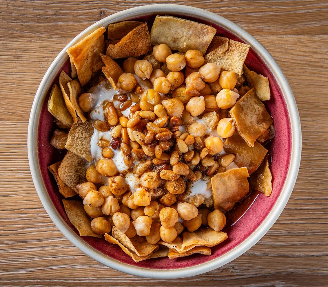 Chickpeas Fatteh.