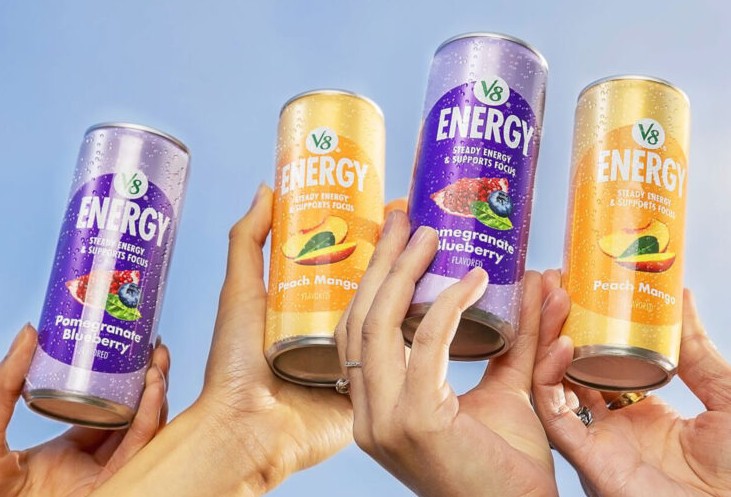 V-8 Energy Can.