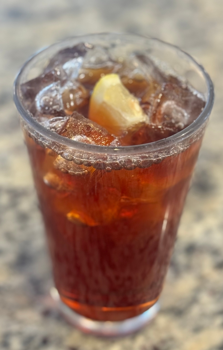 Sweet Tea Iced Fresh Brewed.
