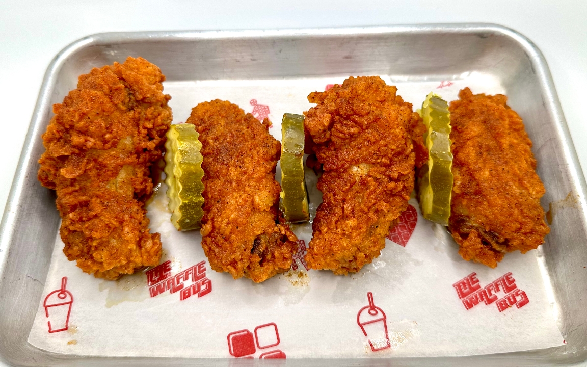 4 Nashville Hot Wings Only.
