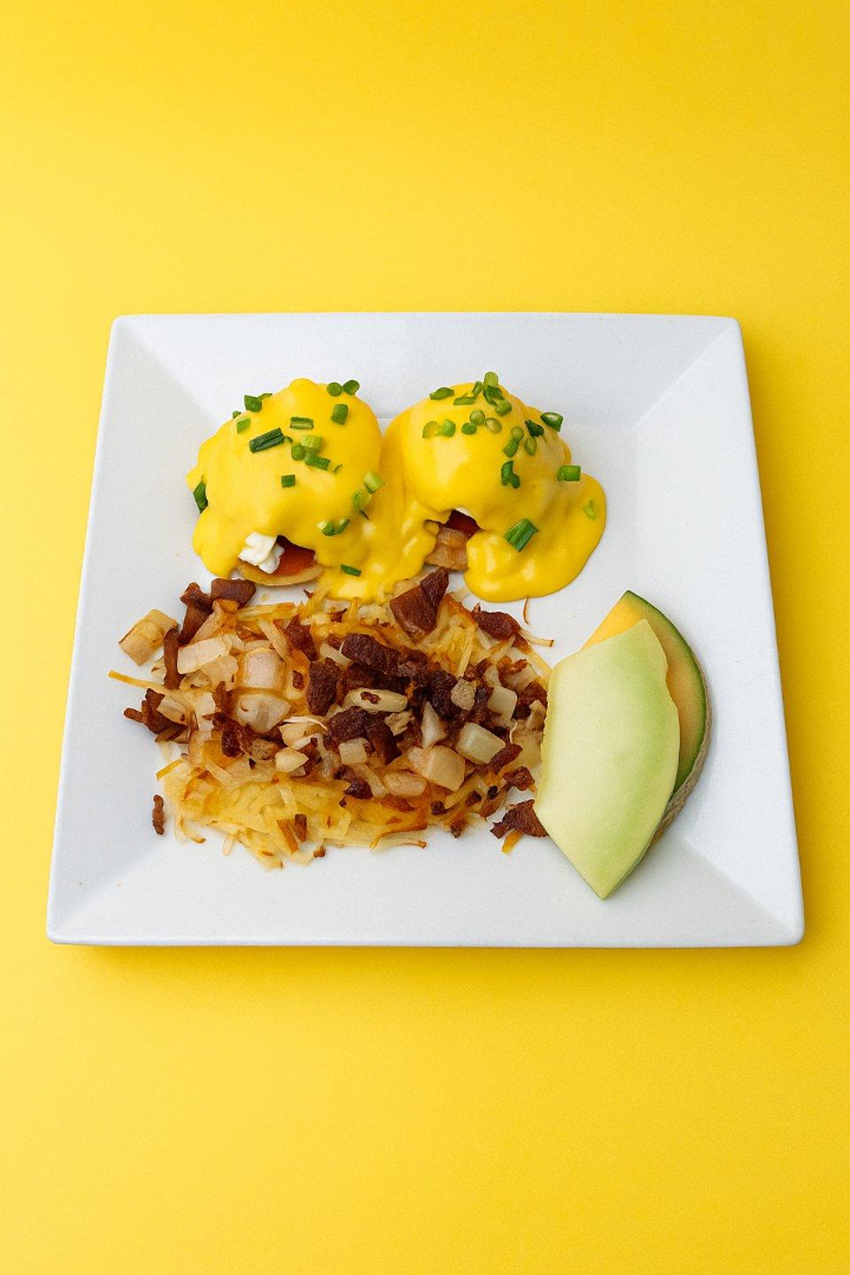Sausage Patties Benedict.