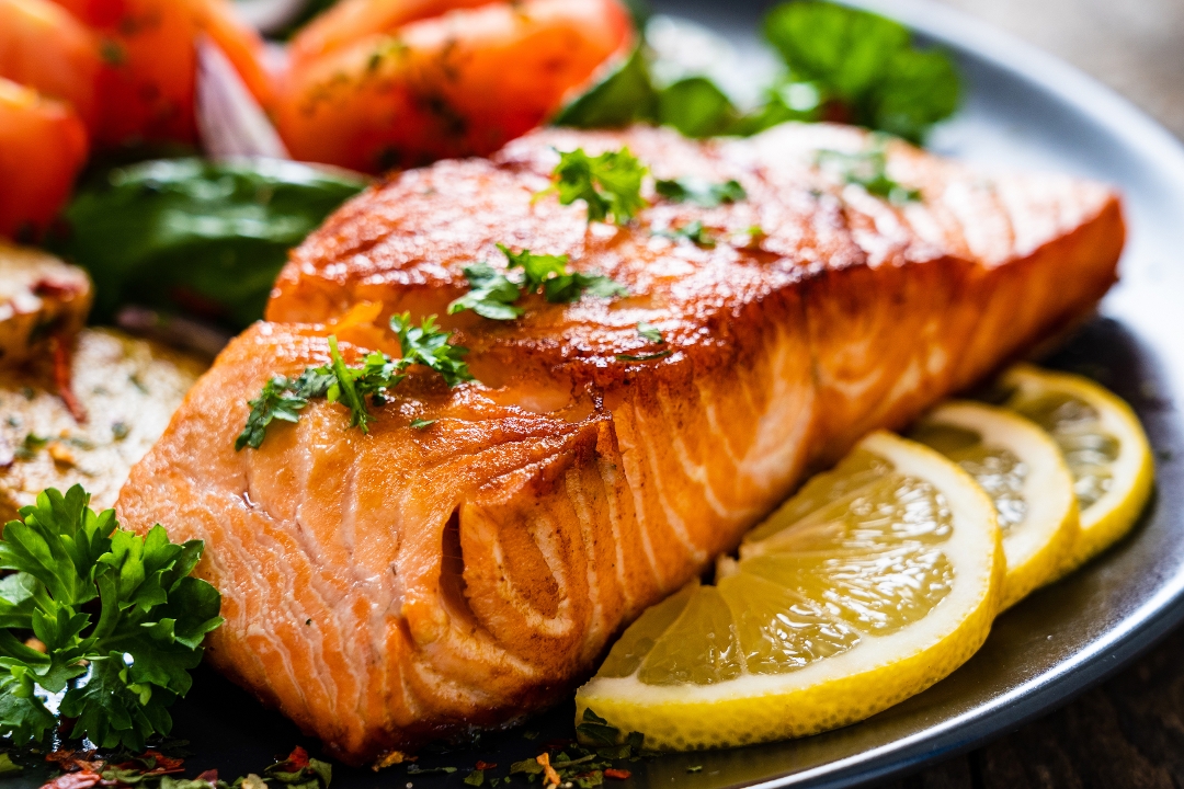 Salmon a la Parrilla.