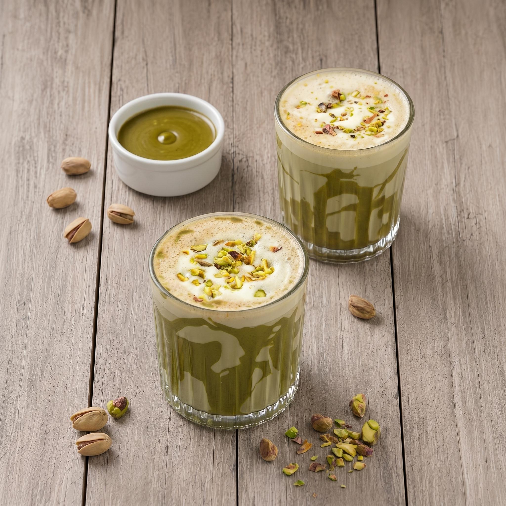 Iced Pistachio Latte.