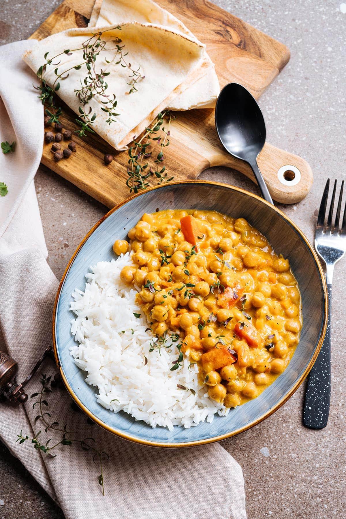 VEGAN - Curry Chick Pea - Regular.