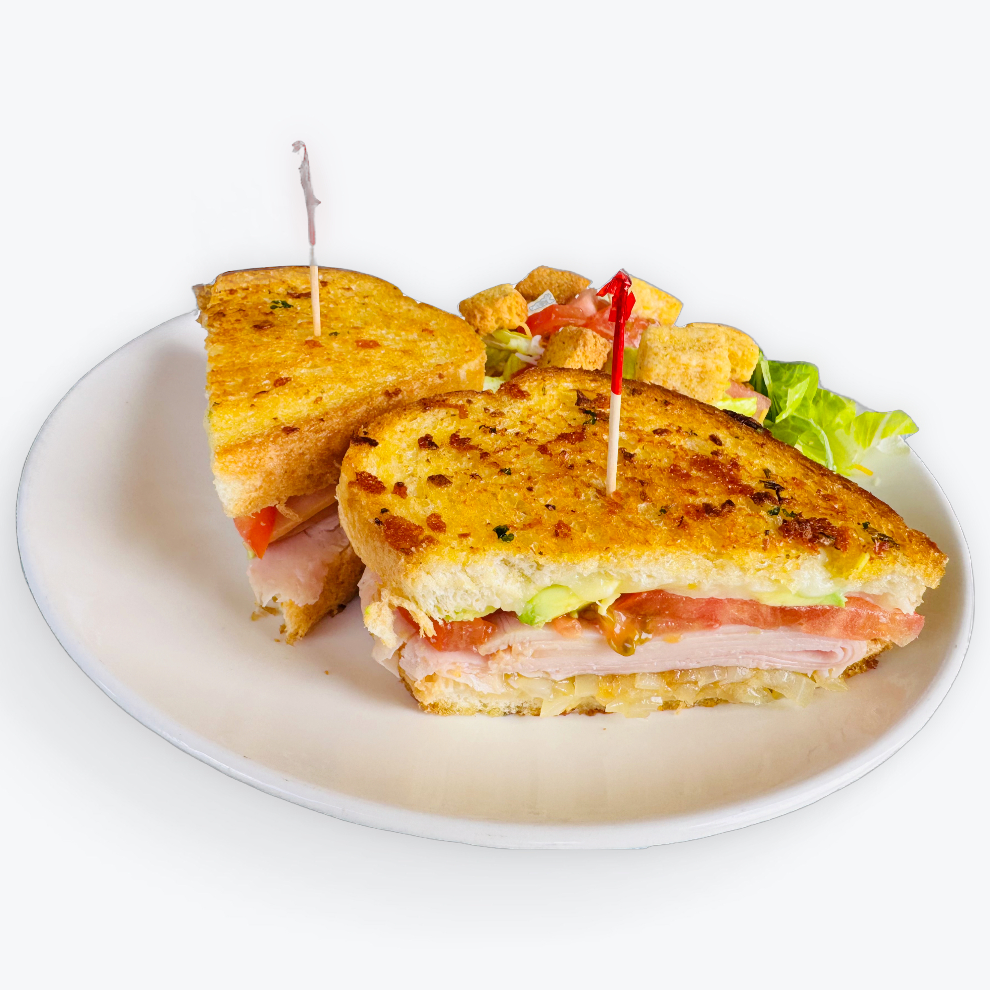 TURKEY MELT SANDWICH.