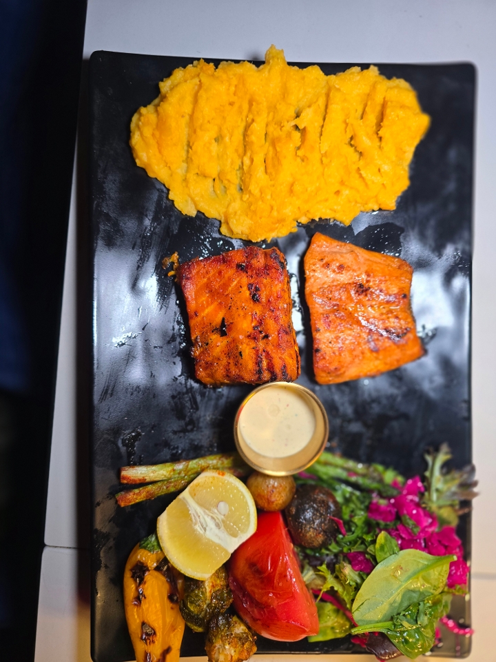 Grilled Salmon.