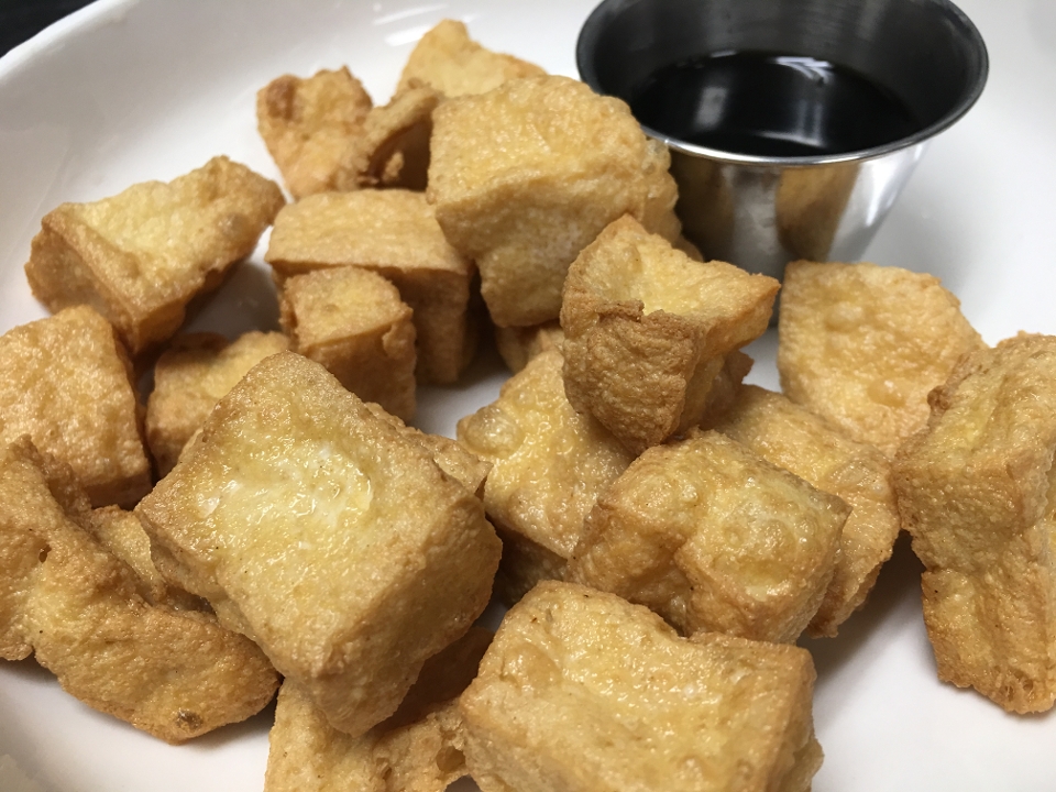 CRISPY TOFU.