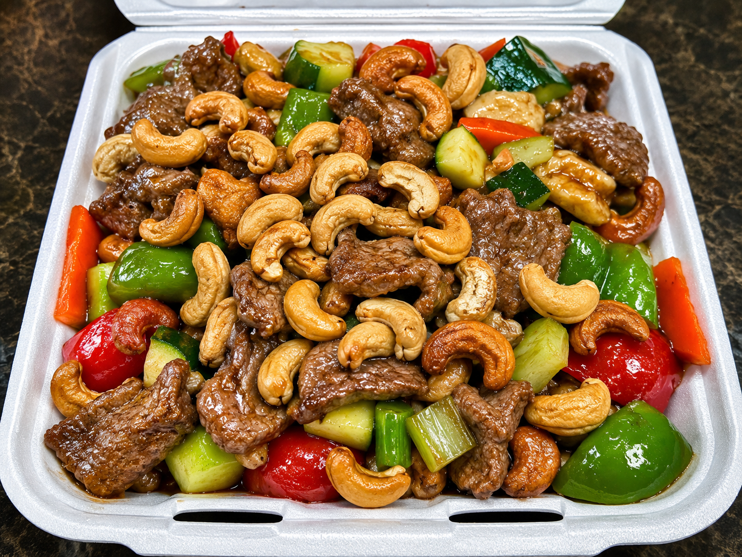 CASHEW BEEF.
