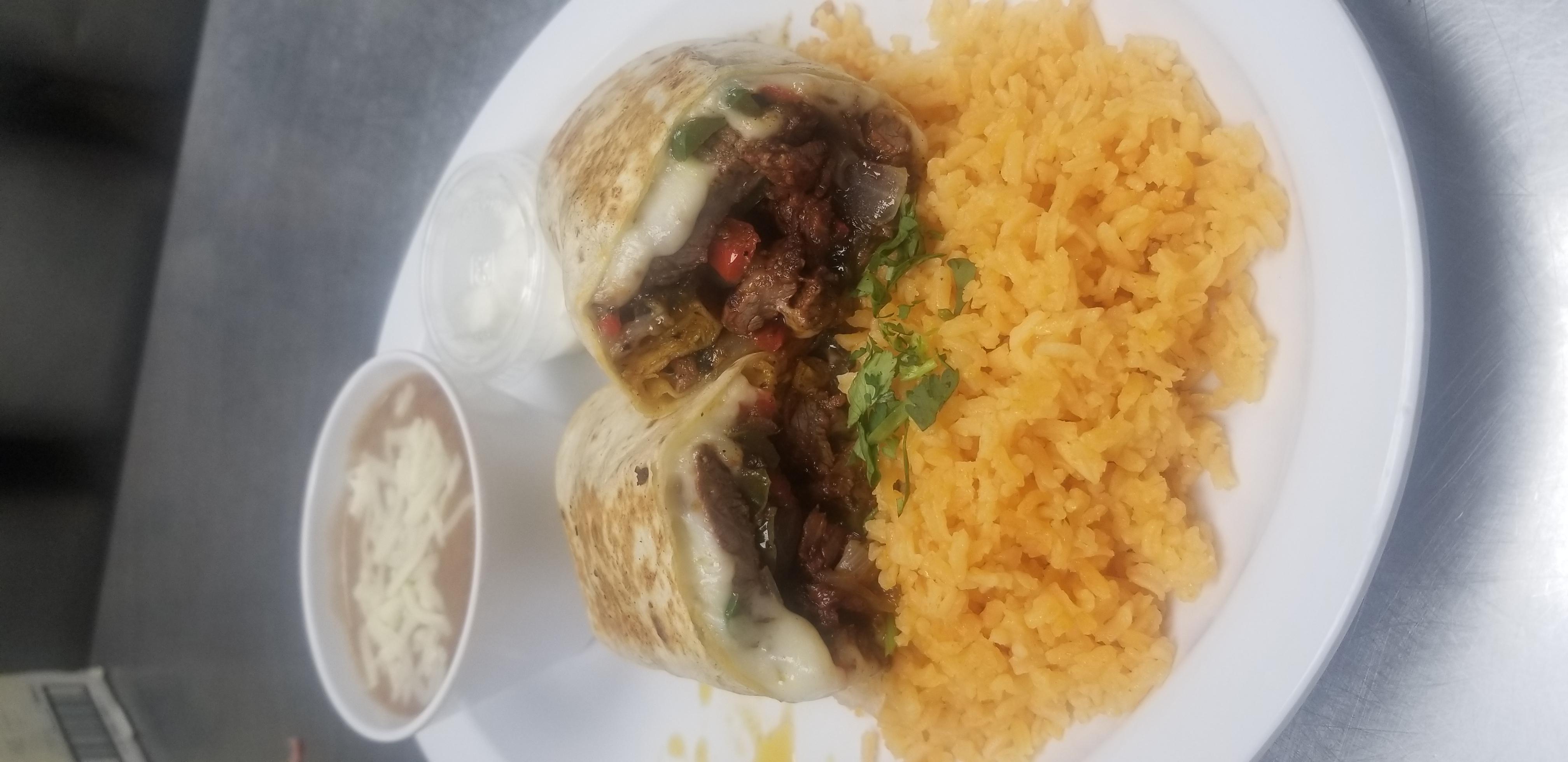 Burrito  Fajita Especial.