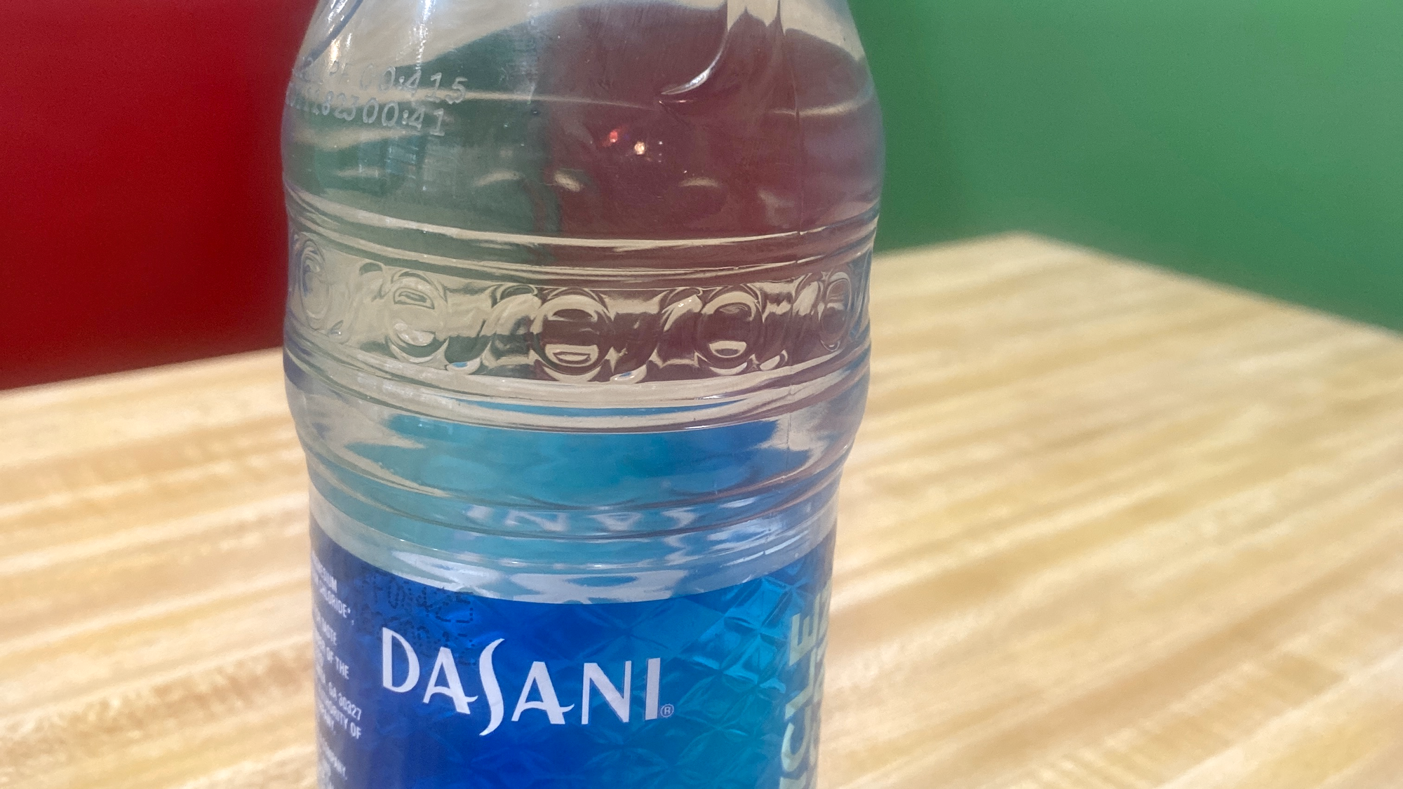 Dasani Water.