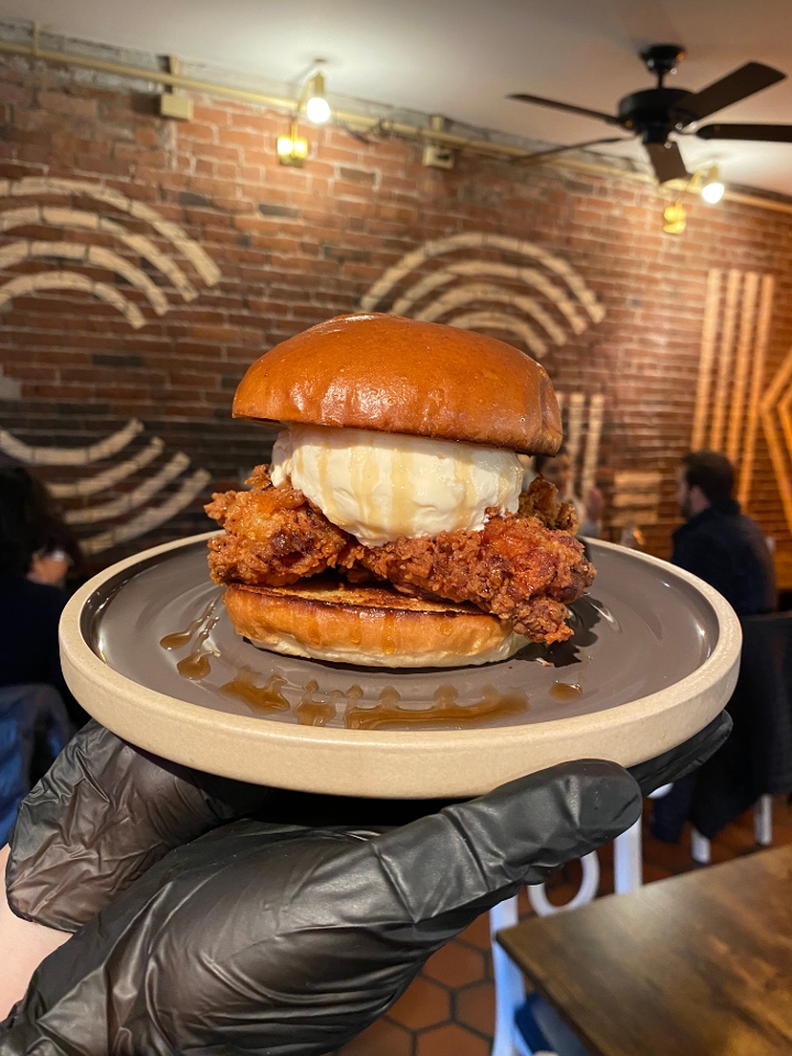 Fried Chicken Sundae.