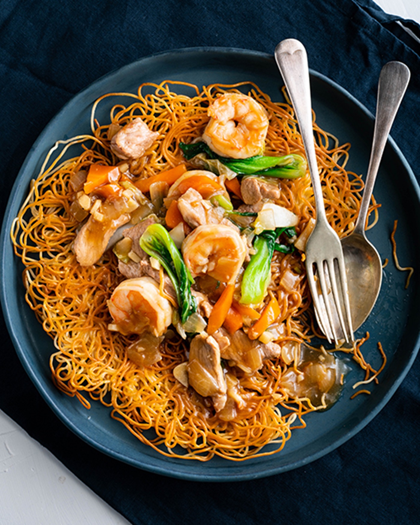 Pan Fried Crispy Noodles * NEW ITEM * MUST TRY *.