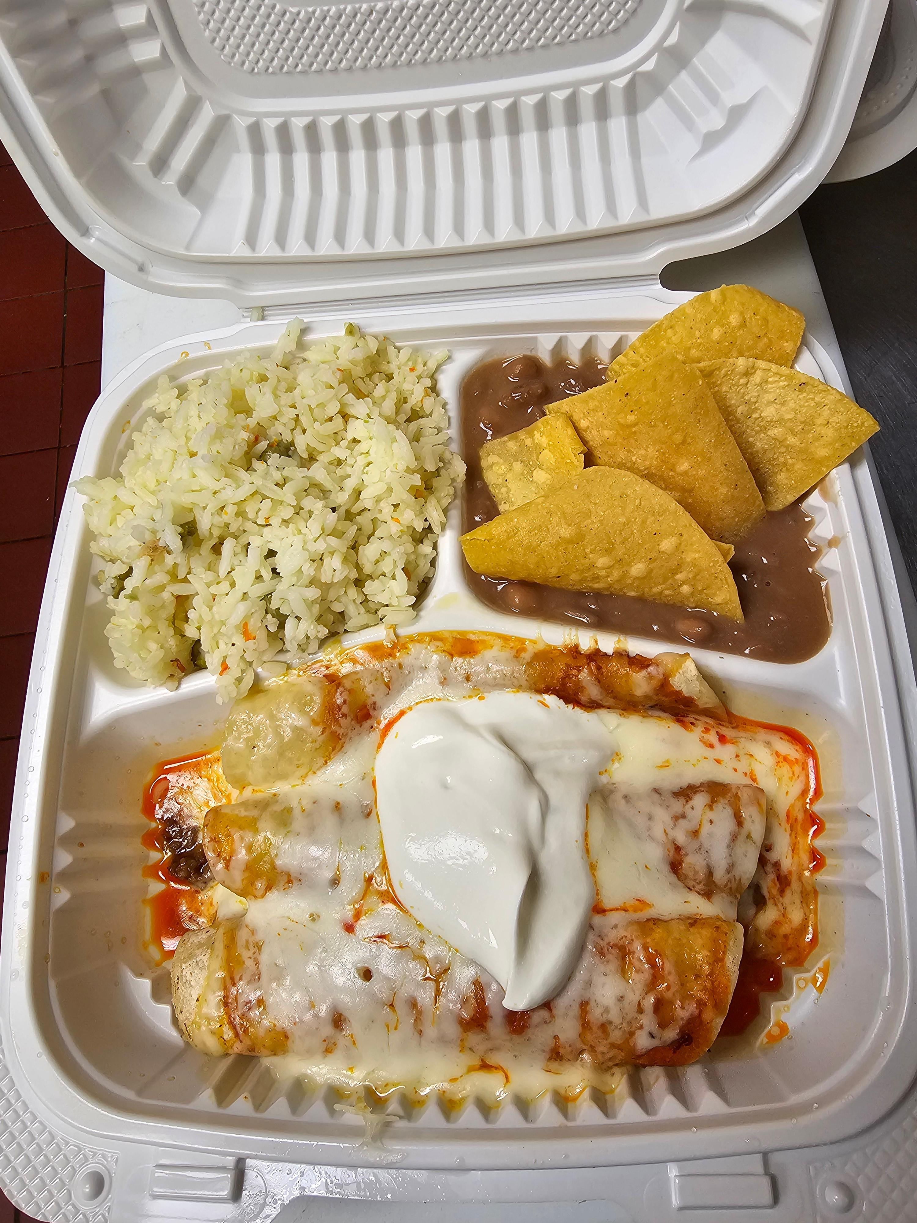 Trio Enchiladas.