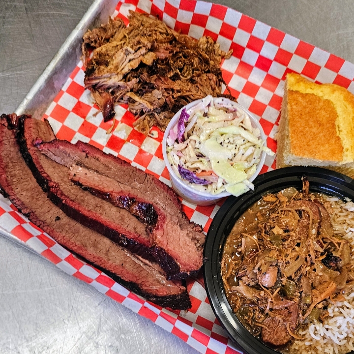 BBQ Plate: 2 Item Combo.