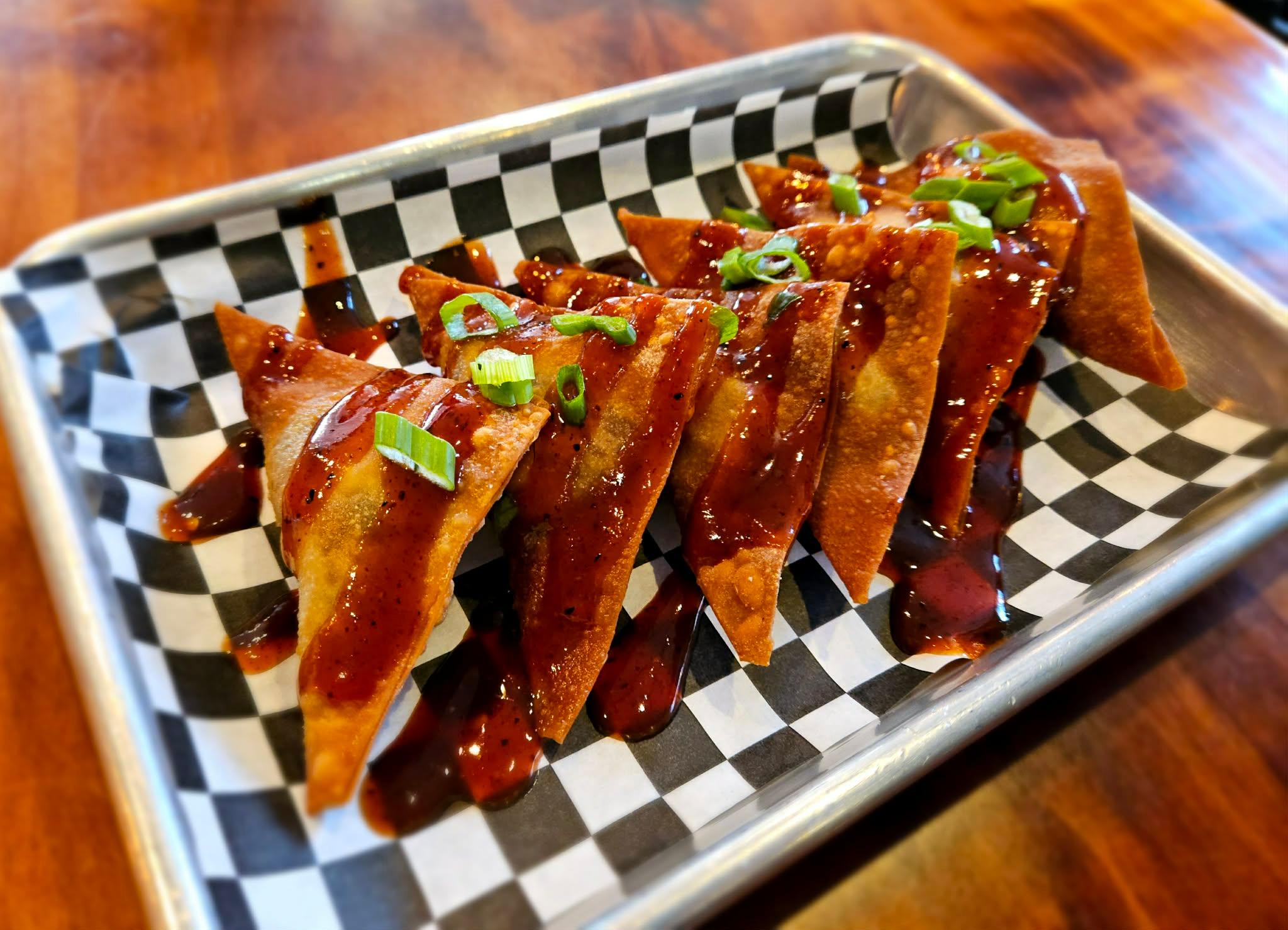 Smoked Pork Wontons.
