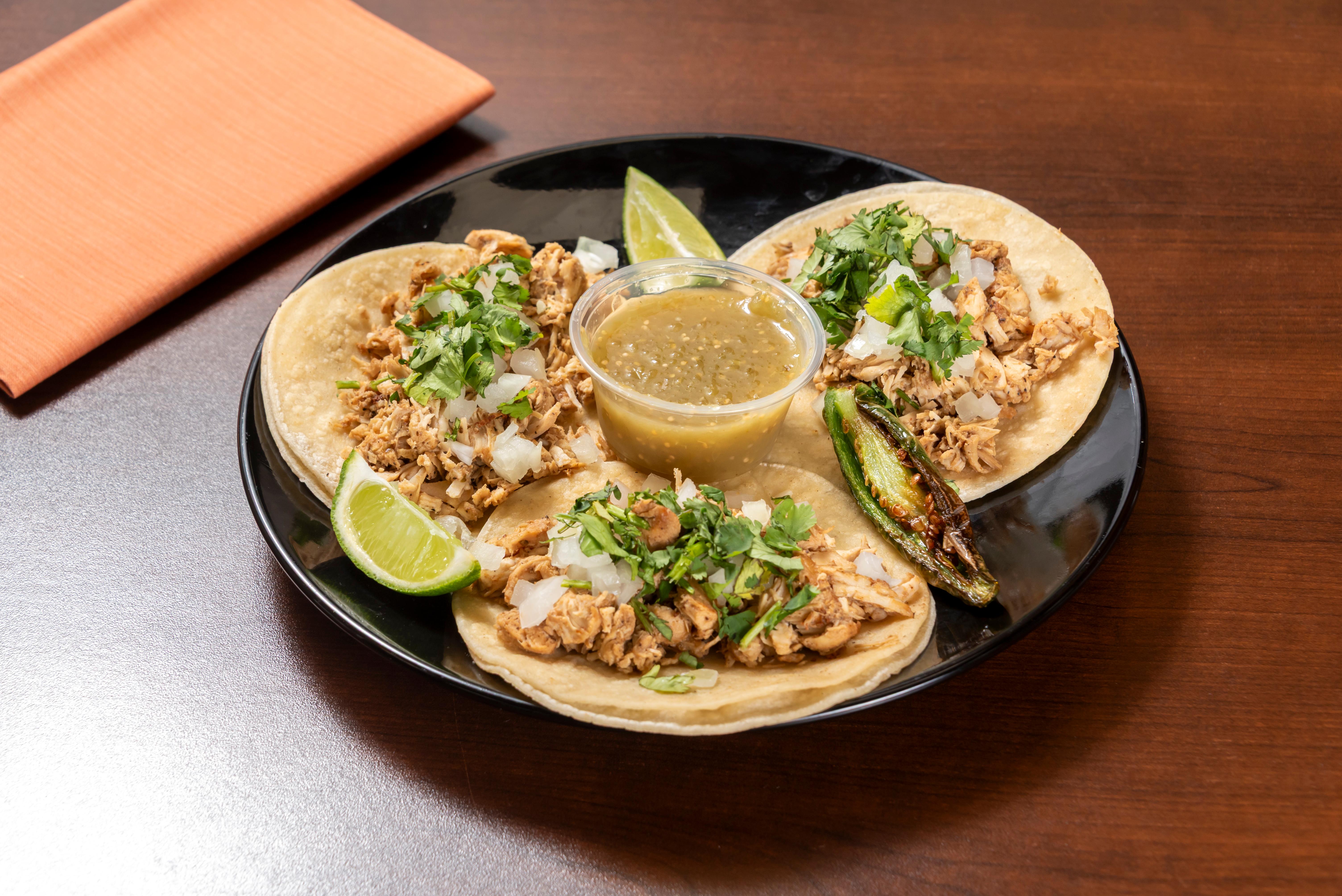 Street Tacos x 3 Corn Tortillas.