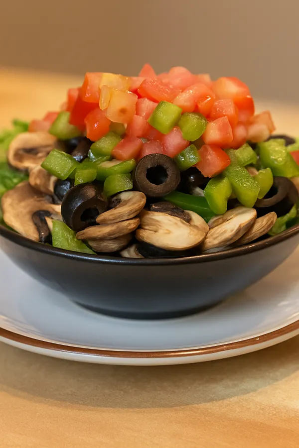 Vegetarian Salad (V).