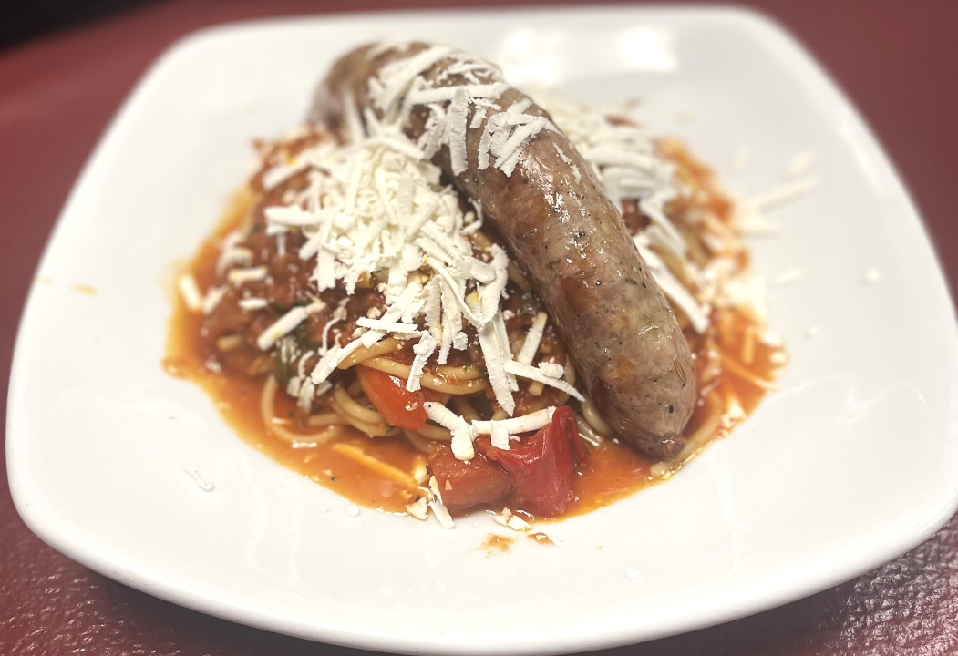 Penne Sausage + Peppers.