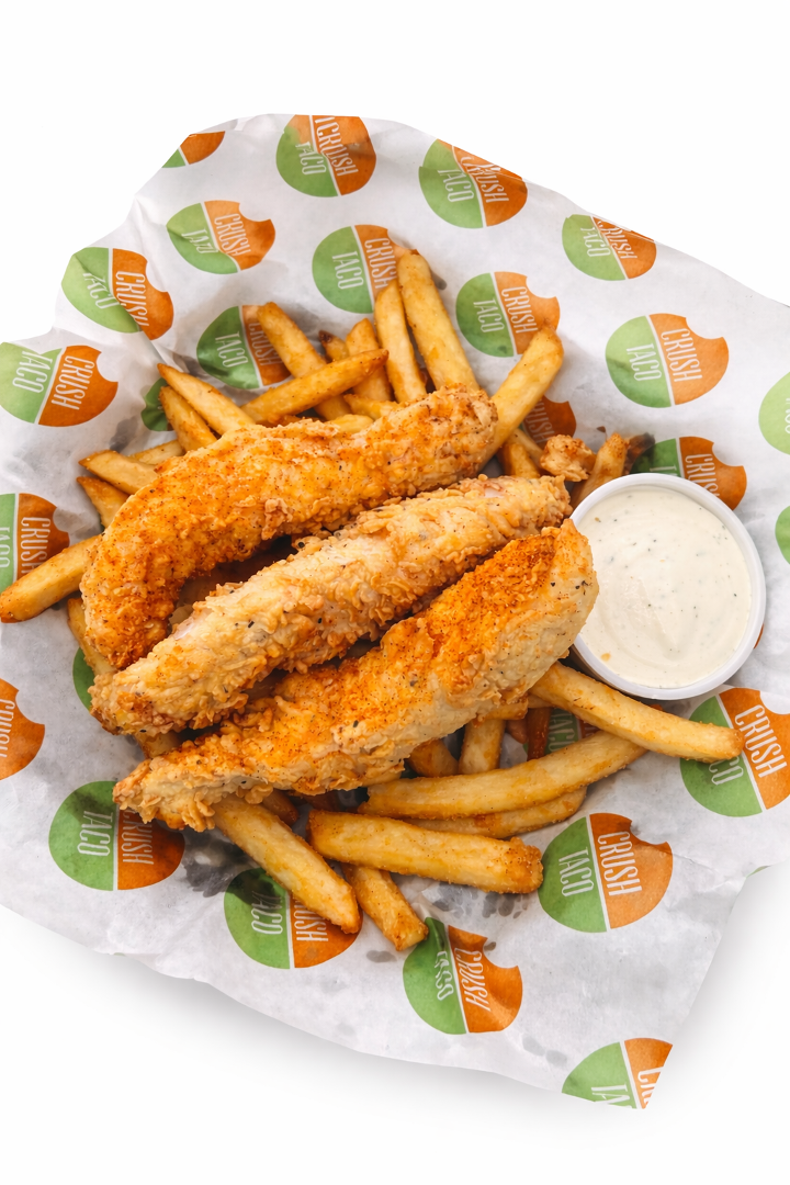 KIds Fried Chicken Tenders.