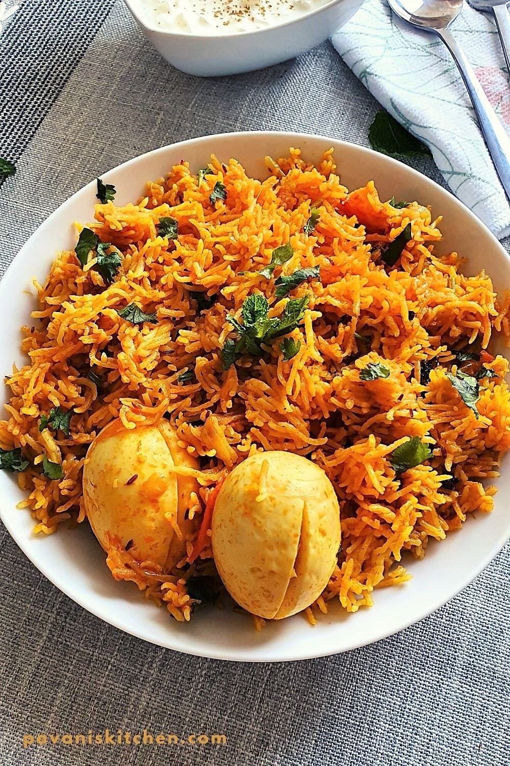Egg Biryani.