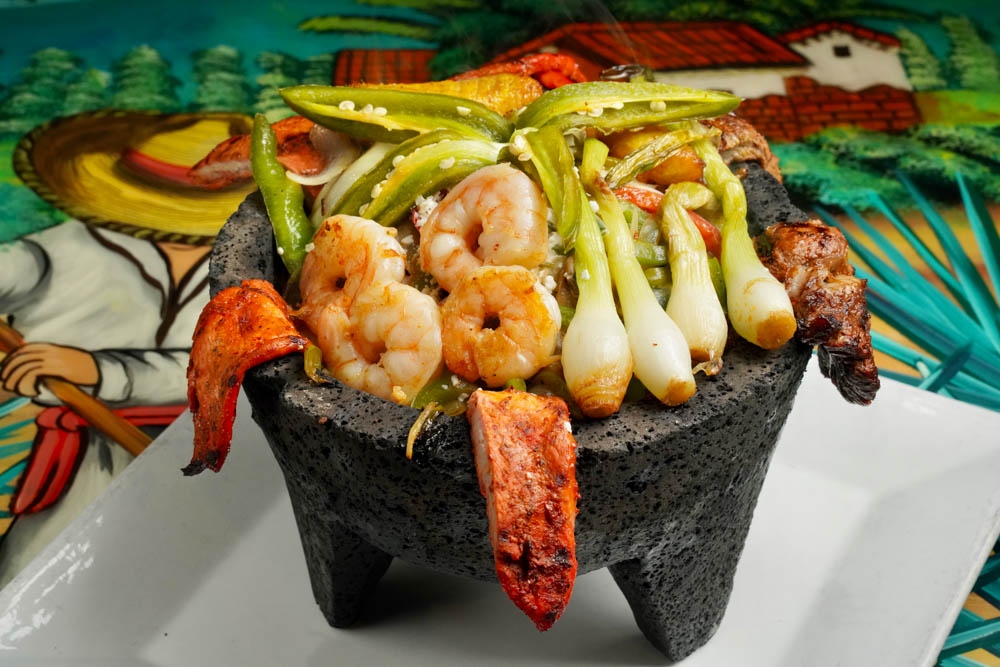 Molcajete Campecino (Serves two).