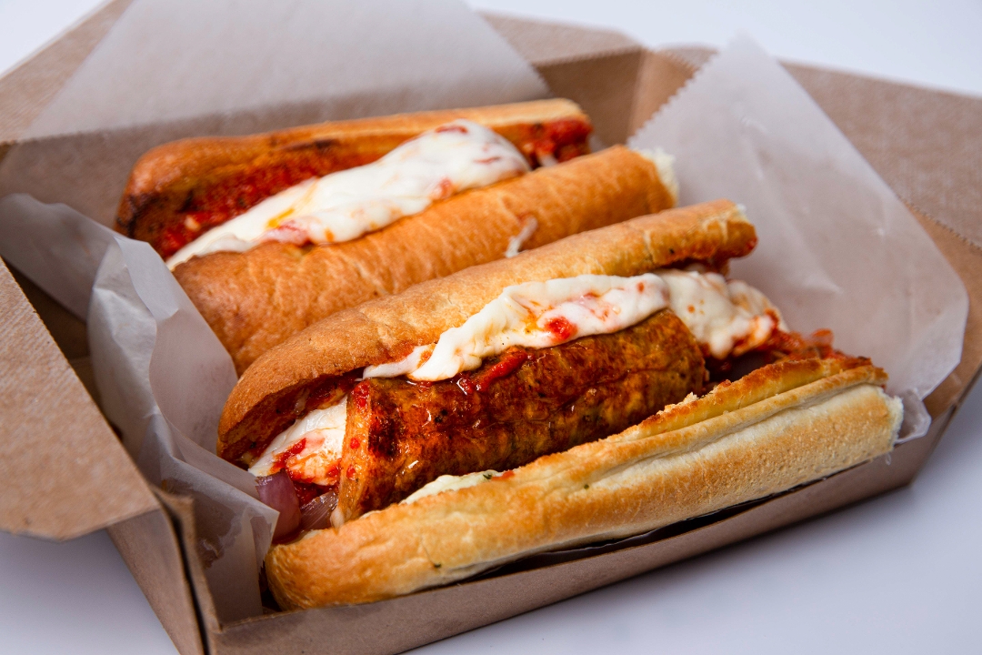 Italian Sausage Parm Sub.