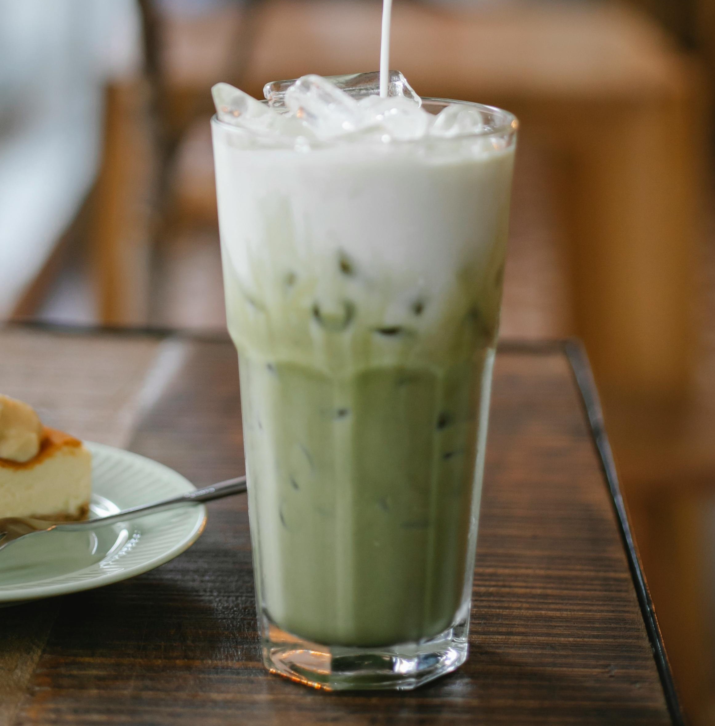 Iced Matcha Soy Latte.