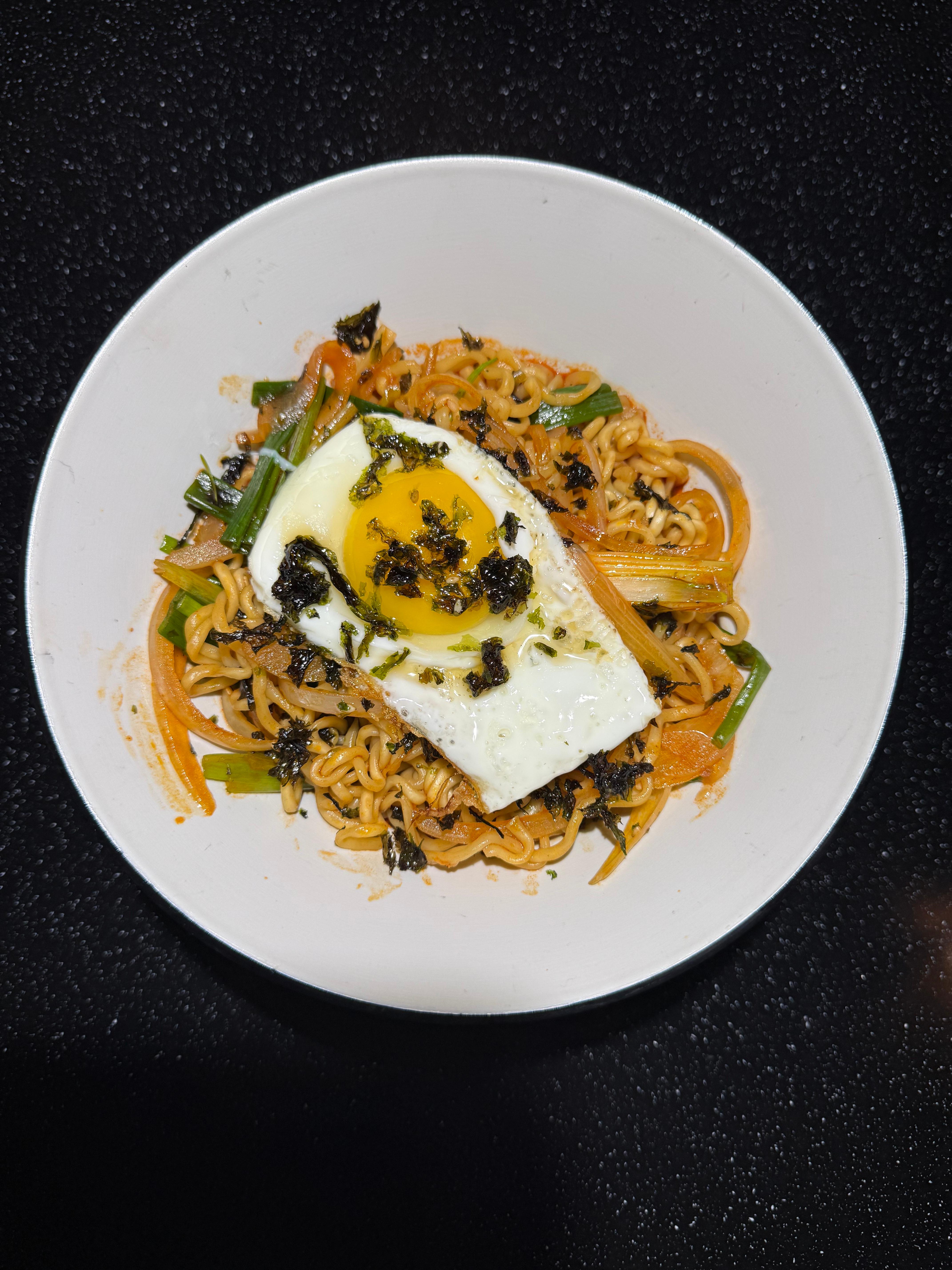 Spicy Buldak Noodles.