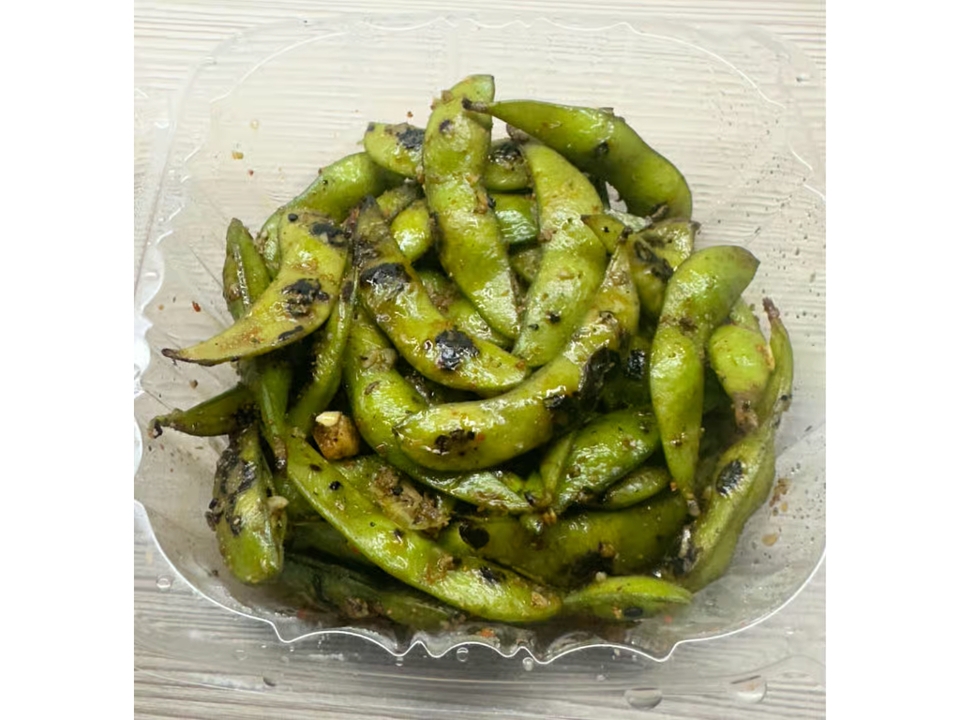Wok Charred Edamame.