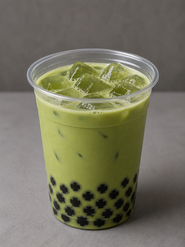Matcha Boba Tea.