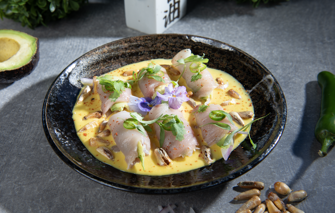 Hamachi Yellow Ceviche.