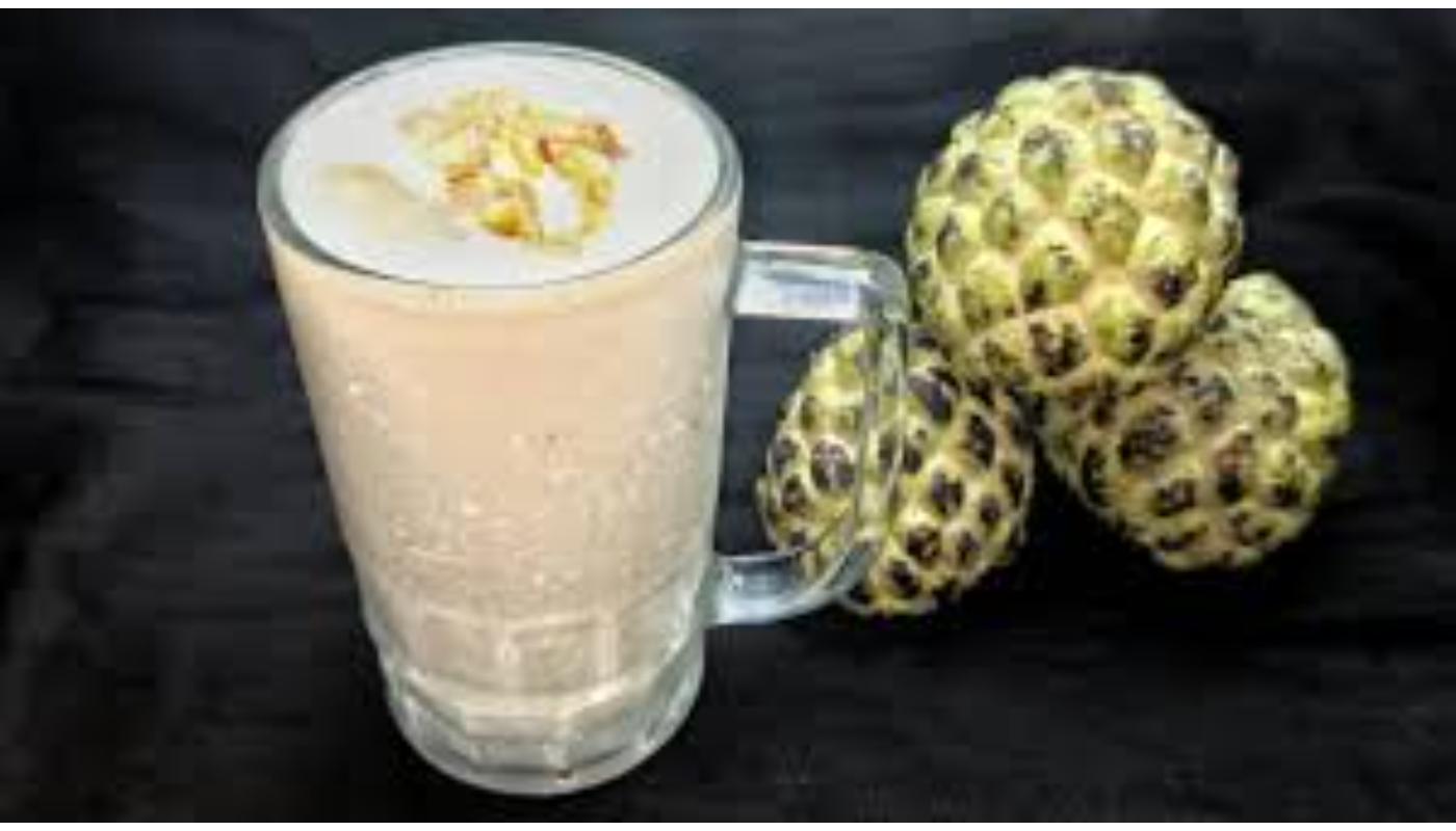Sitafal shake AKA custard apple shake.