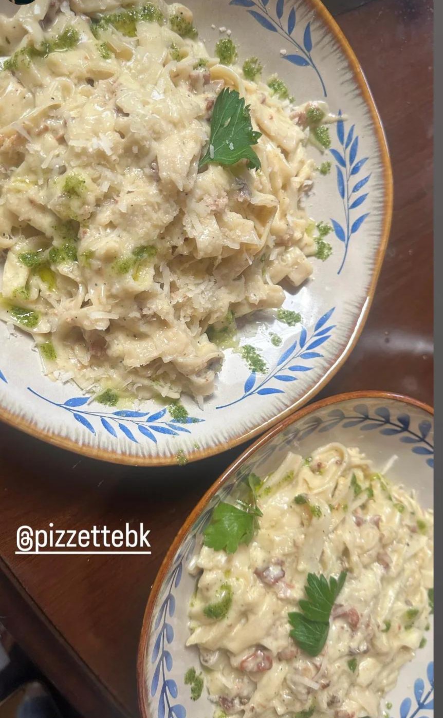 Pasta Carbonara.