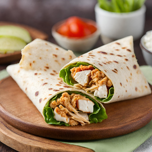 Crunchy Delight Wrap (Chicken).