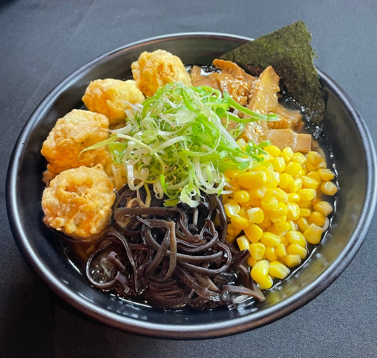 Tofu-Edamame ramen..