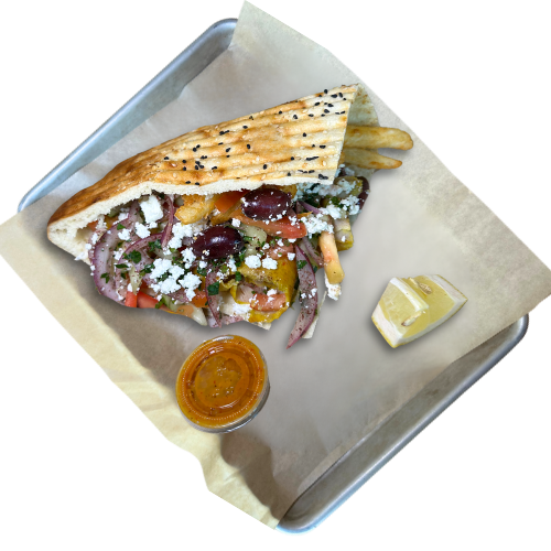 Greek Döner Sandwich.