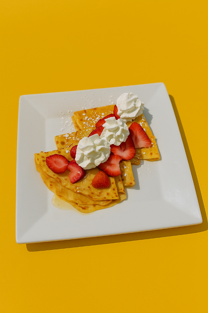 Strawberry Crepes.