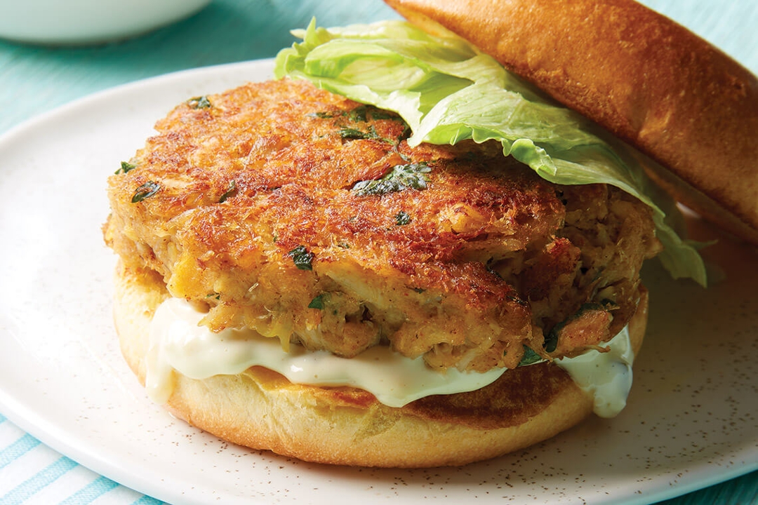 Crab Cake Burger.