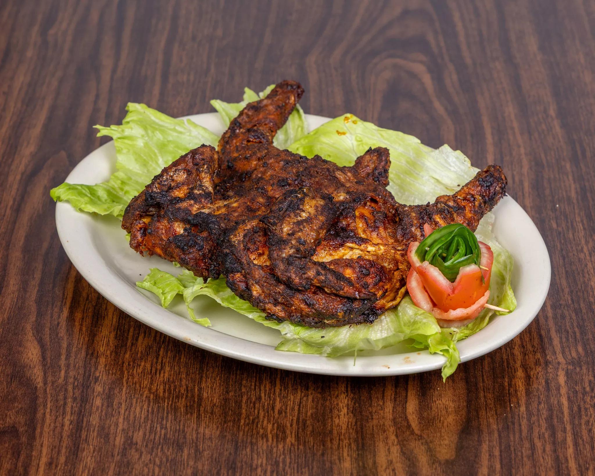 Whole Chicken Tikka Platter.
