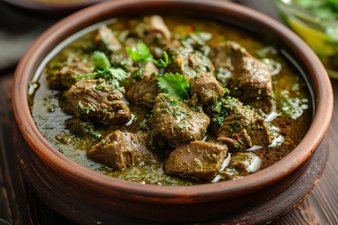 Gongura Goat Curry.