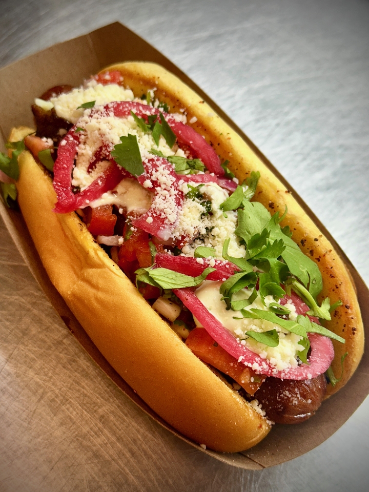 El Jefe (aka the Bacon Wrapped Dog).