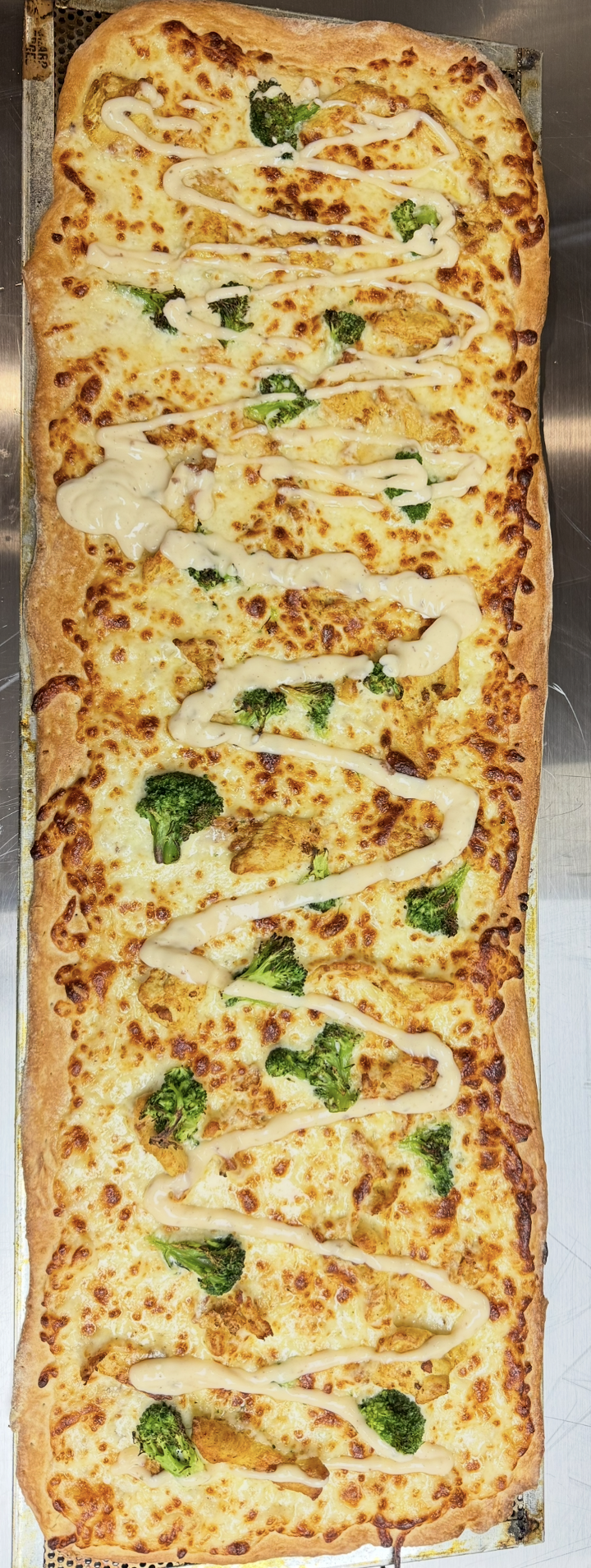 30" Alfredo Chicken.