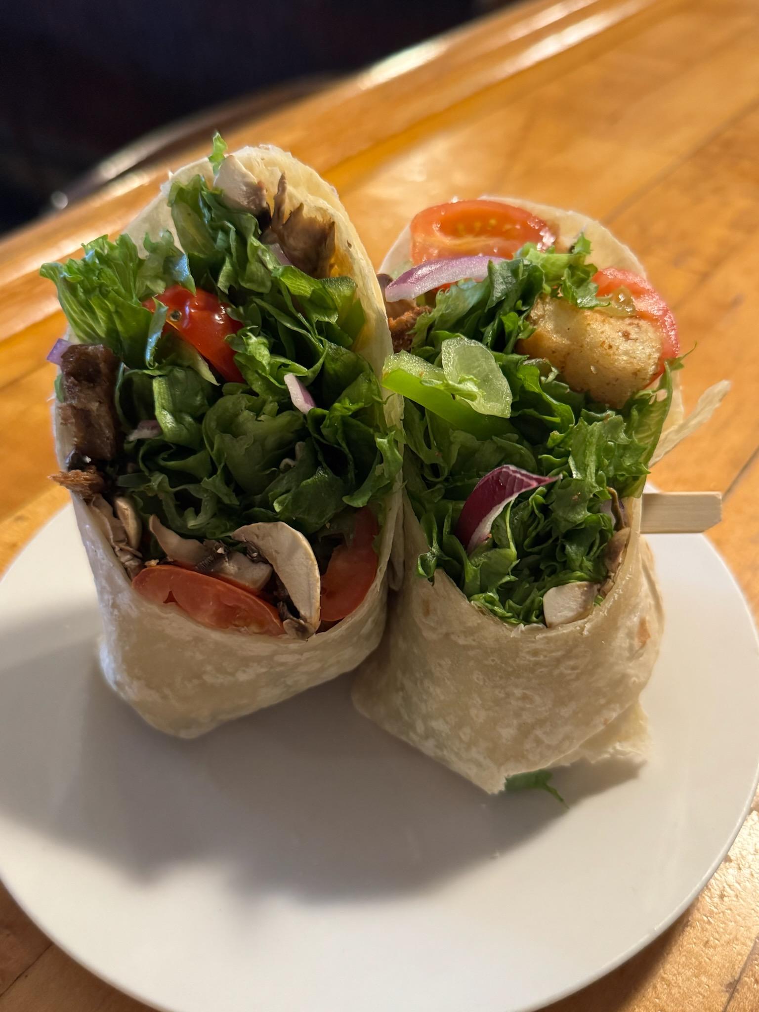 House Salad Wrap.