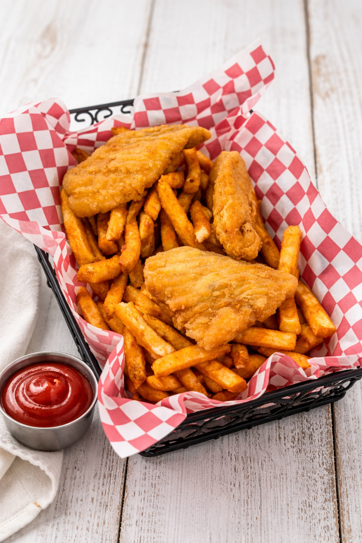 Chicken Tenders & Fries.