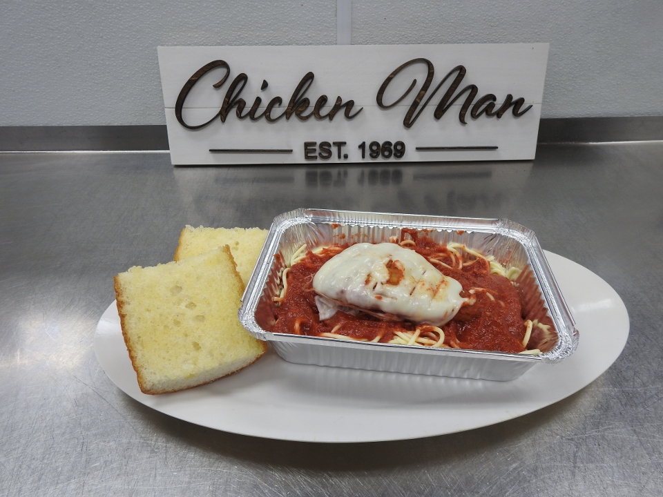 Chicken Parmesan & 1/2 Bread.