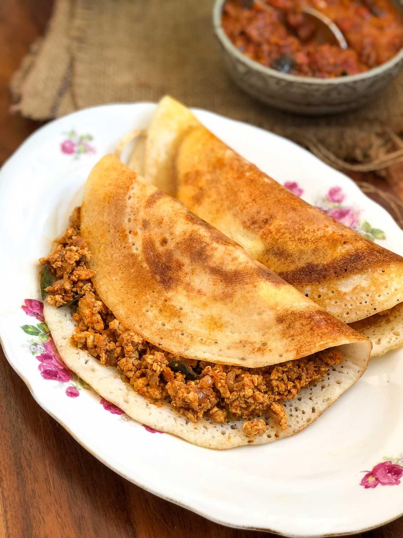 Butter Chicken Dosa.
