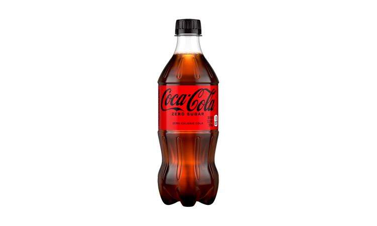 Coca-Cola Zero Sugar, Bottle.