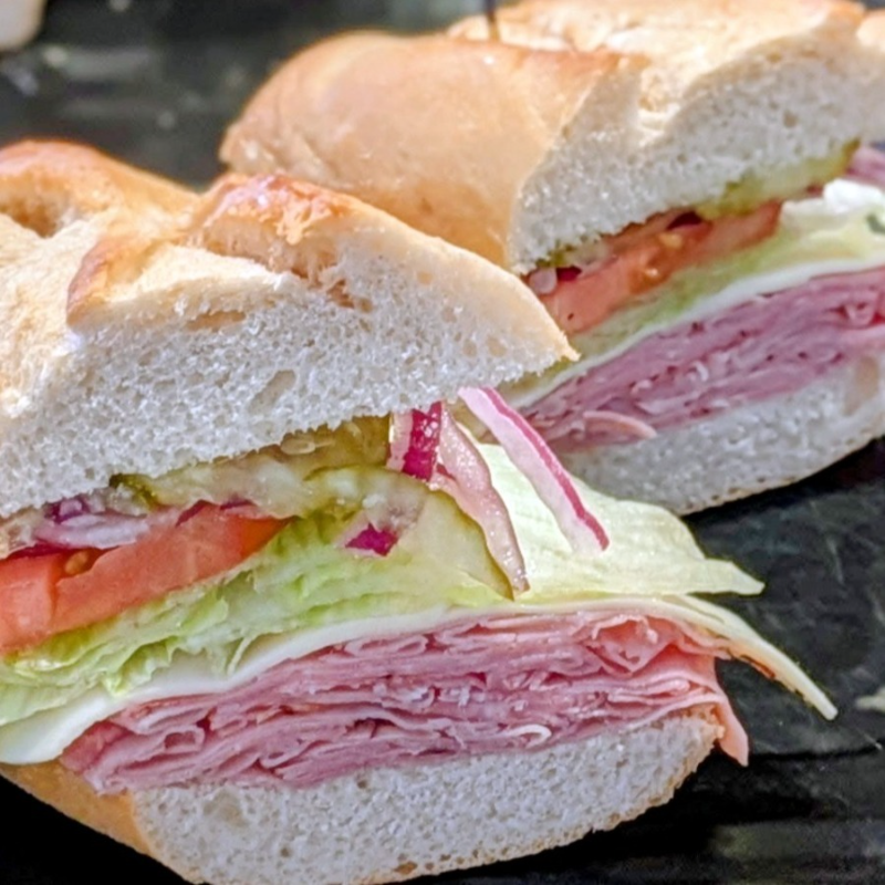 Ham & Cheese Sub.